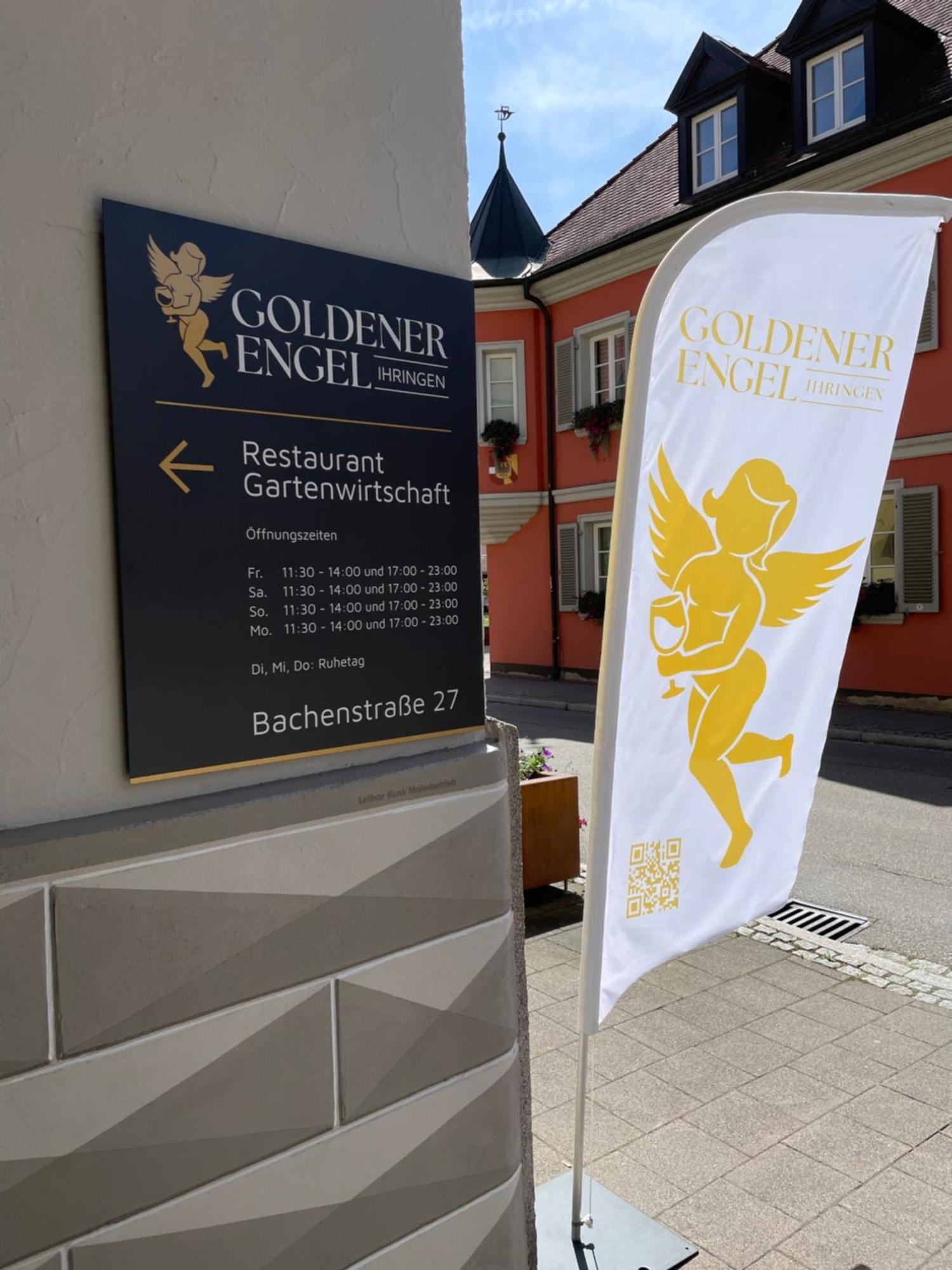 Hotel Goldener Engel Ірінґен Екстер'єр фото